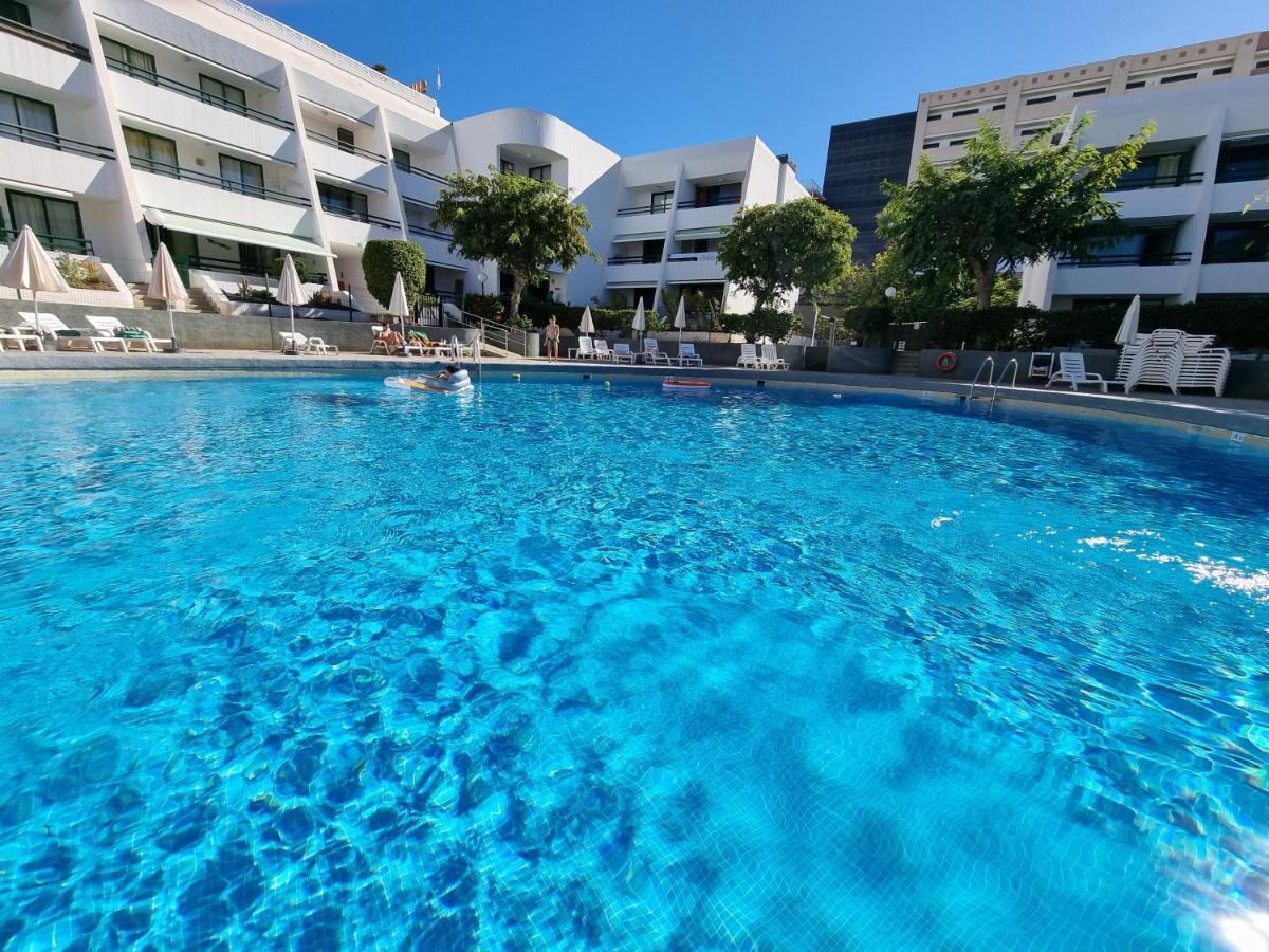 Apartment Casa Palmera Only 150 Meters To The Beach, Heated Pool, Wifi, Sat-Tv, Balcony With Poolview Arona  Extérieur photo