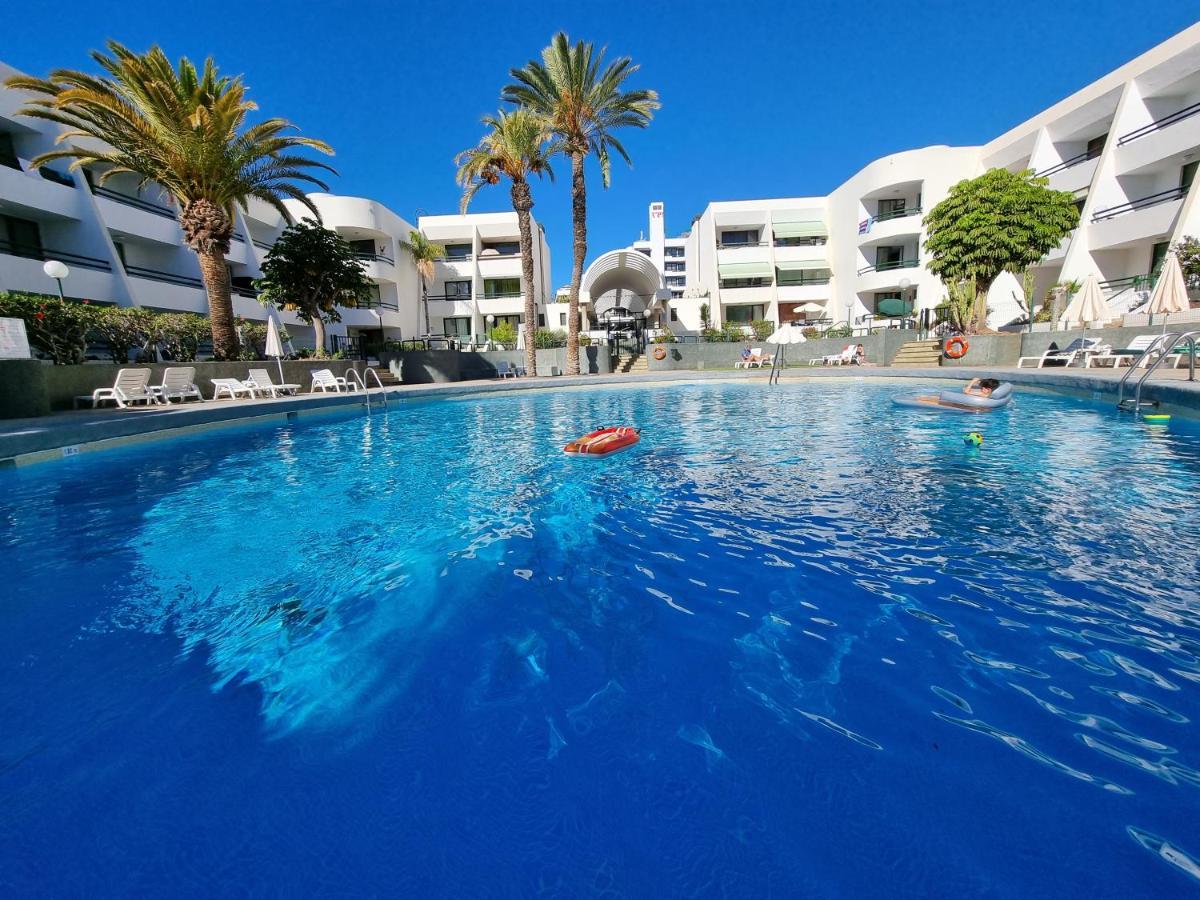 Apartment Casa Palmera Only 150 Meters To The Beach, Heated Pool, Wifi, Sat-Tv, Balcony With Poolview Arona  Extérieur photo