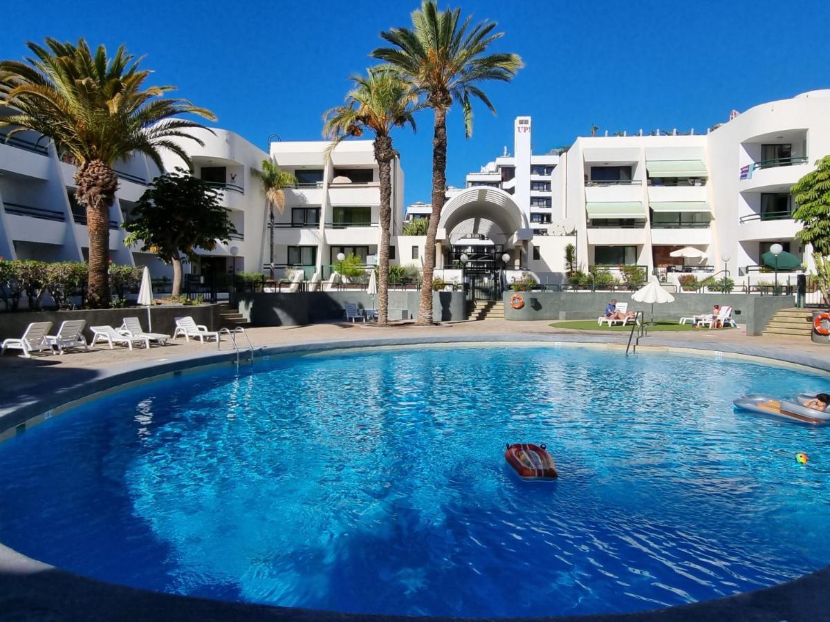 Apartment Casa Palmera Only 150 Meters To The Beach, Heated Pool, Wifi, Sat-Tv, Balcony With Poolview Arona  Extérieur photo