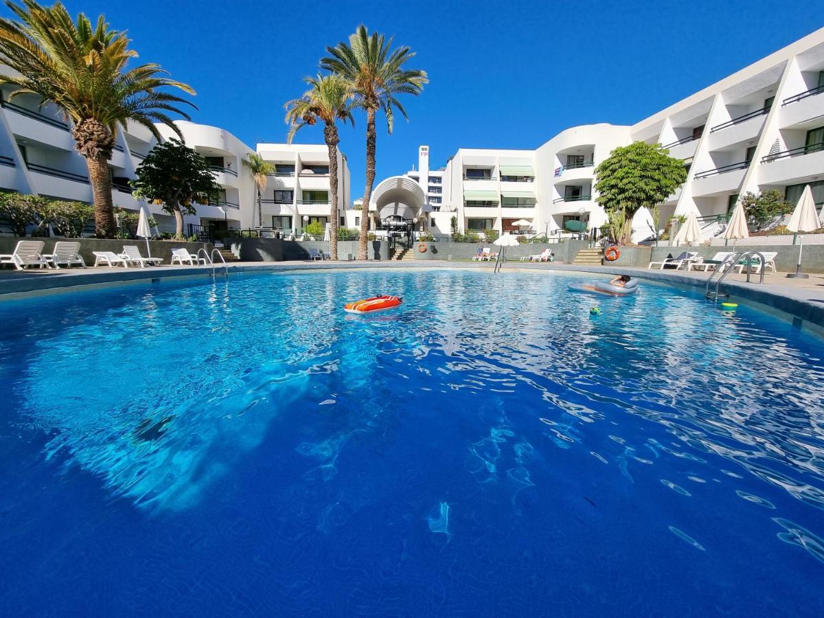 Apartment Casa Palmera Only 150 Meters To The Beach, Heated Pool, Wifi, Sat-Tv, Balcony With Poolview Arona  Extérieur photo